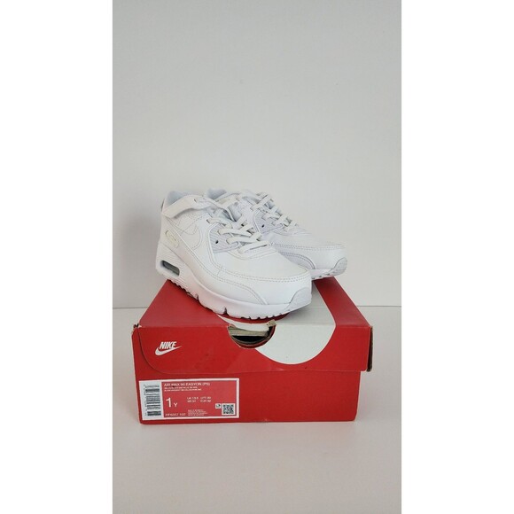 Nike Air Max EasyOn White Unisex White Sneakers Size 1Y - Picture 1 of 8